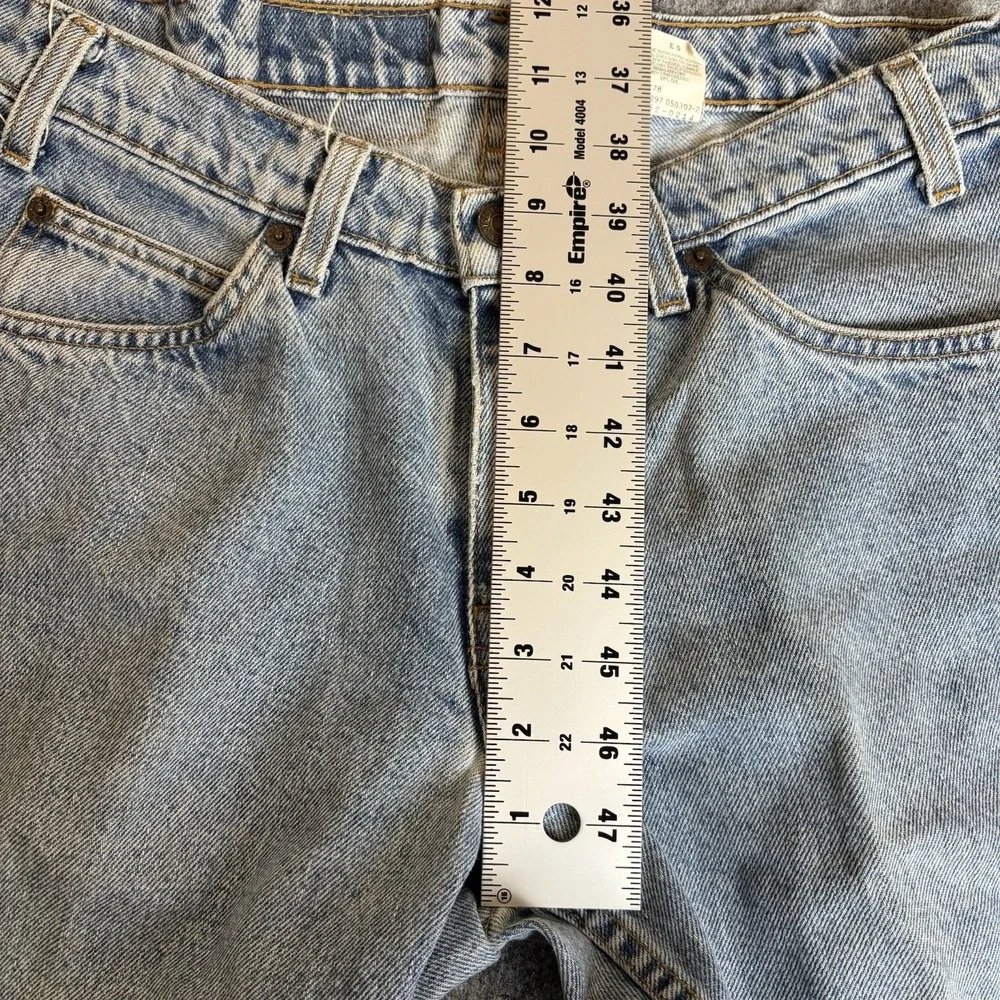 Levi Jeans 562 32x26 Boys Light Wash Y2K Denim Orange Tab‎